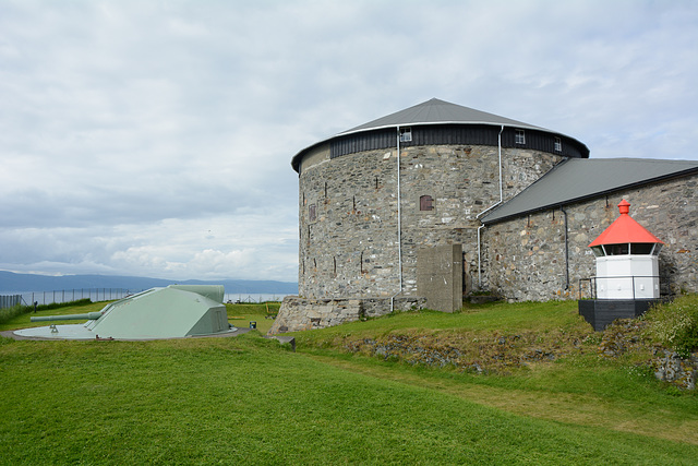 Norway, Trondheim, Citadel and Cannon Battery on the Island of Munkholmen