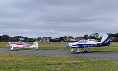 Vans Pair at Solent Airport (2) - 8 September 2020