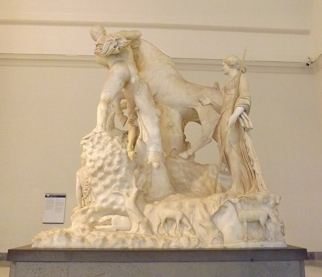 The Farnese Bull in the Naples Archaeological Museum, July 2012