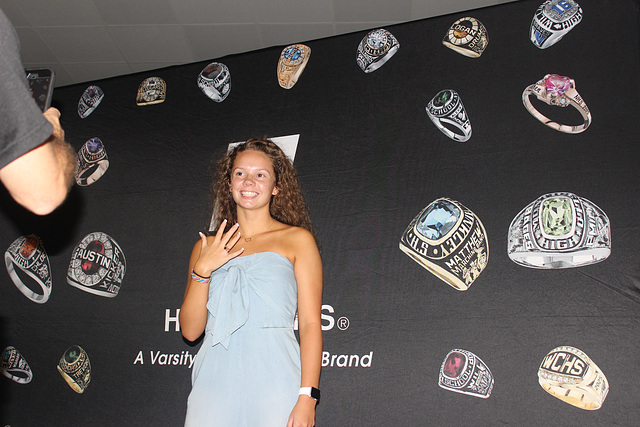 photo #  1 )    ~~Grand daughter receiving her High School Class Ring.....:)))  "Ring Ceremony"