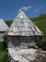 Lukomir- Traditional House with Wooden Shingle Roof