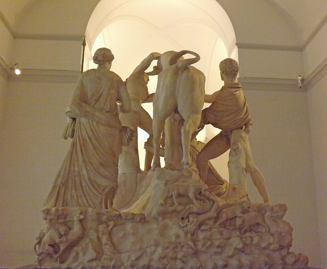 The Farnese Bull in the Naples Archaeological Museum, July 2012