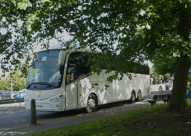 HBM: St. Edmunds Travel Y12 YEL (YN64 LYR) at West Suffolk Hospital - 26 May 2023 (P1150656)