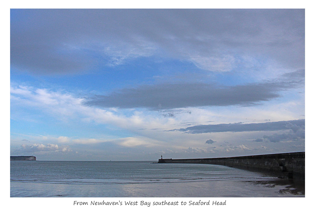 From Newhaven's West Bay southeast to Seaford Head - 9.2.2016