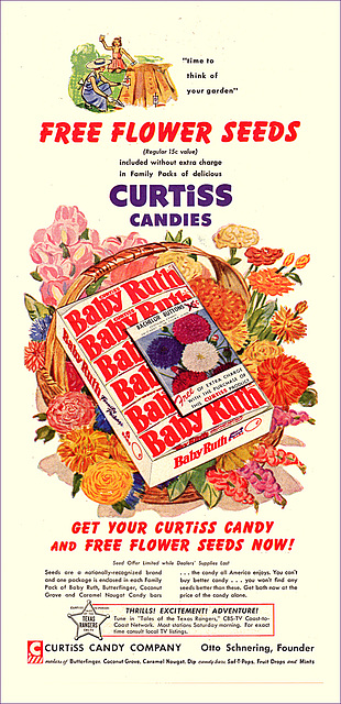 Baby Ruth Ad, 1956