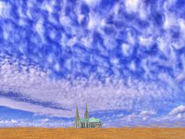 France Beauce Cirrus Sea Above Chartres