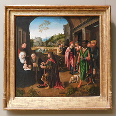 The Adoration of the Magi by Gerard David in the Metropolitan Museum of Art, January 2022