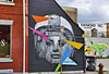 Uniformes St-Henri Mural – Notre-Dame at de Lévis, Montréal, Québec