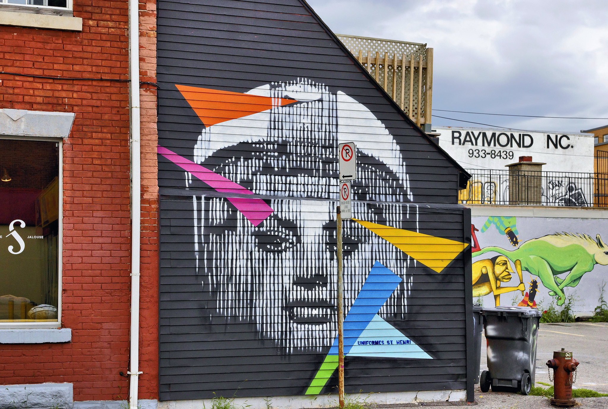 Uniformes St-Henri Mural – Notre-Dame at de Lévis, Montréal, Québec