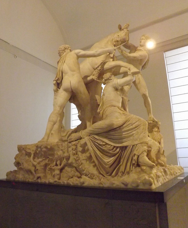 The Farnese Bull in the Naples Archaeological Museum, July 2012