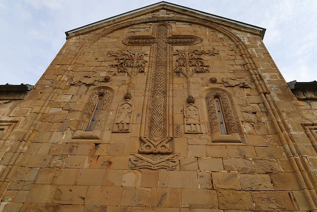 East wall with beautiful carvings