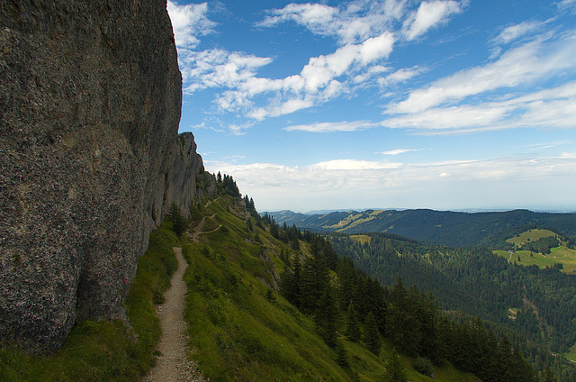 Unterhalb des Gipfels (1662 m)