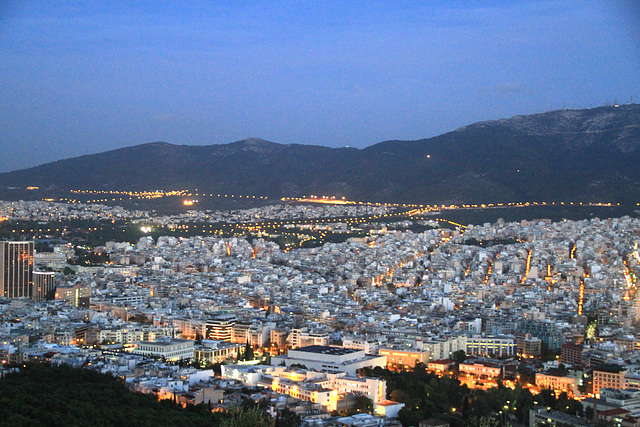 Athènes - vue panoramique