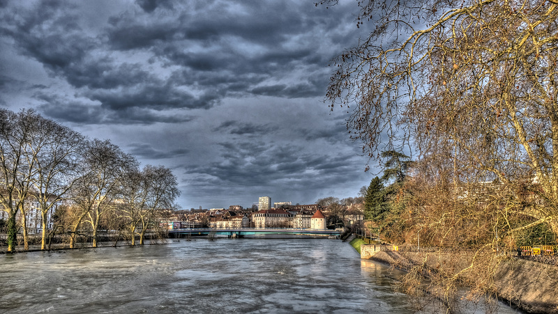 BESANCON: 2018.01.07 Innondation du Doubs due à la tempète Eleanor54