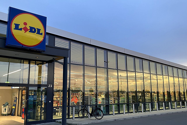 Ein Sonnenuntergangs-Lidl