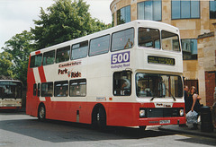 Stagecoach Cambus 579 (P579 EFL) and 316 (P316 EFL) in Cambridge – 15 Jun 1999 (417-22A) (1)
