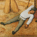 Detail of the Harvesters by Bruegel in the Metropolitan Museum of Art, February 2019