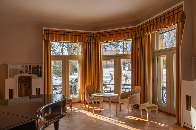 Villa Esche, das Musik oder Pianozimmer.