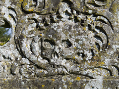 Lawrance tombstone (detail)