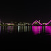 Perth Foot Ball Stadium and Foot bridge - Pink for Ladies day