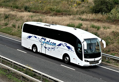 Falcon Coaches LJ17 WPF on the A11 at Red Lodge - 14 Jul 2019 (P1030128)