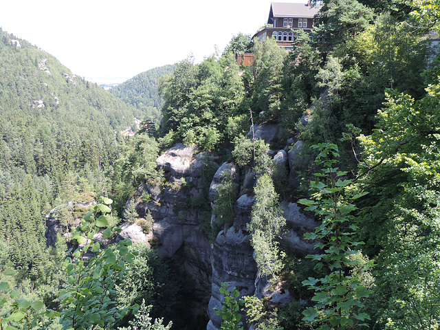 Blick von der Burg Obyn