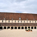 La cour et le cloître de l'abbaye du Moncel - Oise