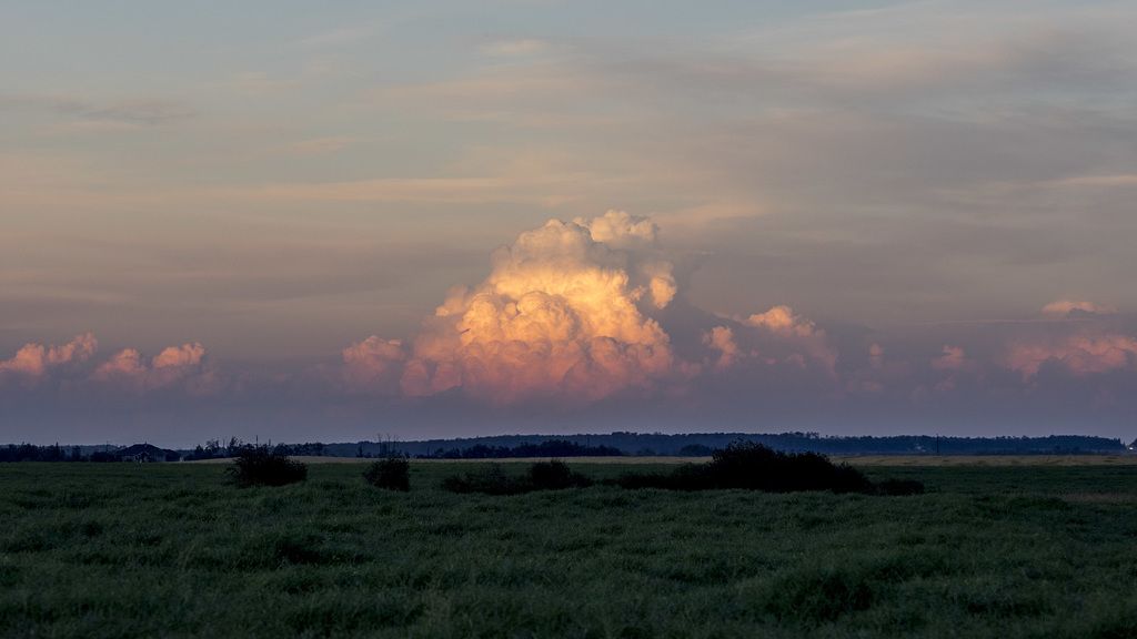 A Sunset, Looking the Other Way