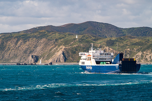 Neuseeland - Fähre und Pencarrow Head Lighthouse