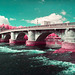 Dumbarton Bridge and the River Leven - Infrared