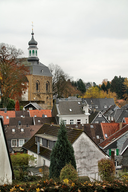 Blick über die Gräfrather Altstadt (Solingen) / 16.11.2017