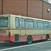 First Eastern Counties Buses 493 (JDZ 2376) in Bury St. Edmunds – 19 Jan 1999
