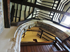 michelham priory, sussex   (21)late c13 west window of the refectory, now inside the c16 house