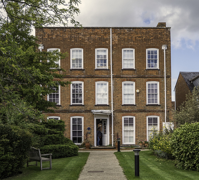 Rear elevation of Farnham Museum