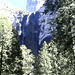 Bridalveil Falls in the Breeze