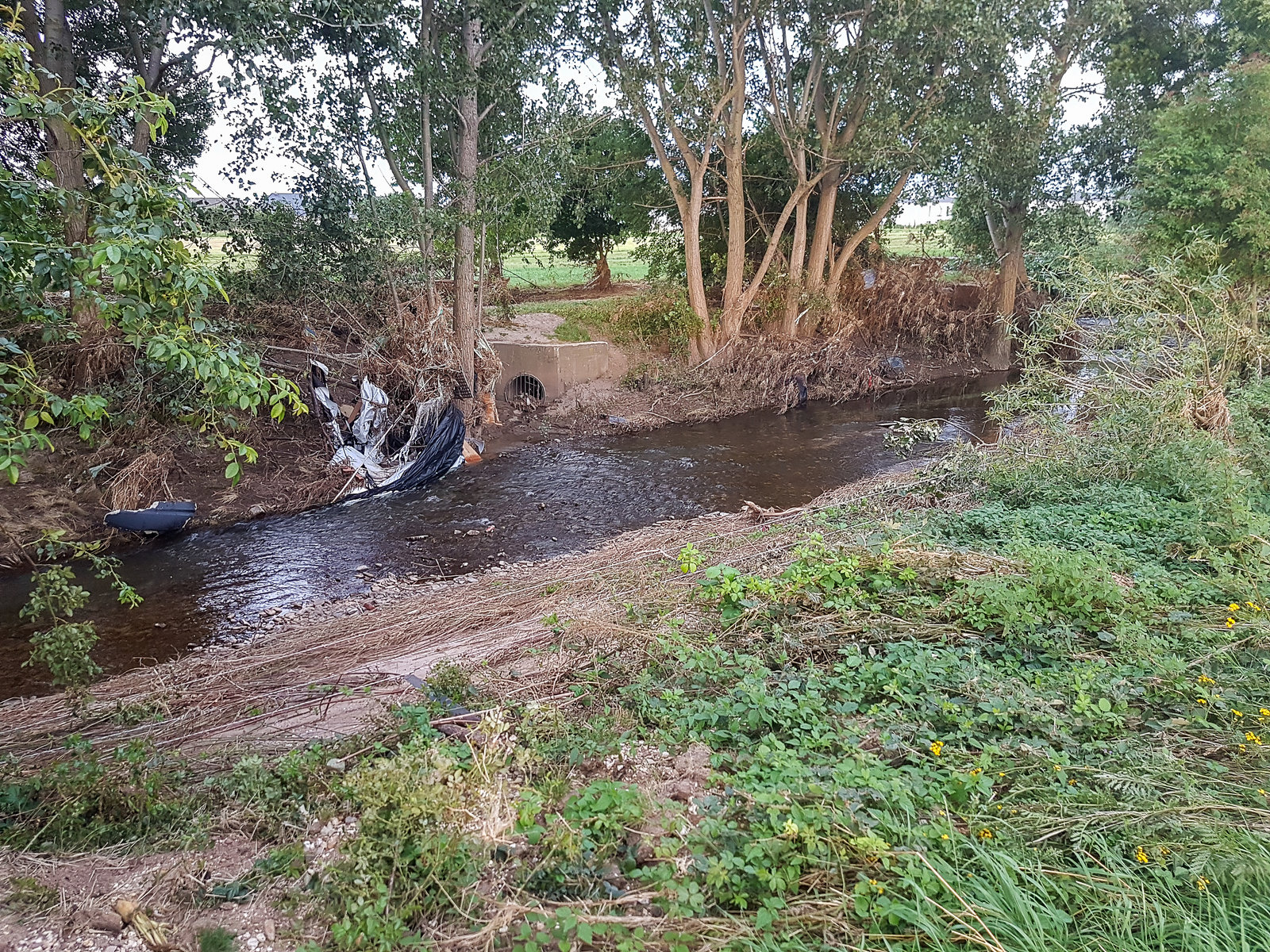 Die Erft nach der Flut