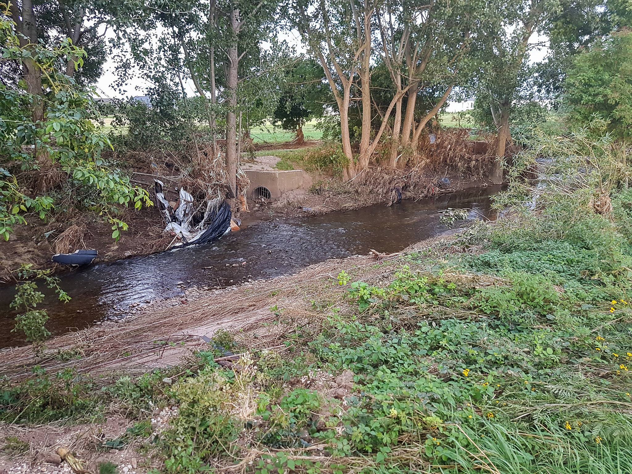 Die Erft nach der Flut