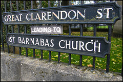 Great Clarendon sign