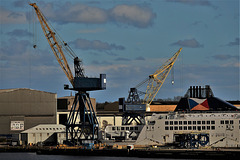 Views of the Tyne from the derelict site that used to be Swan Hunter Shipyard Wallsend