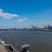 Aussicht von der Aussichtsplattform auf dem 'Dockland' Hamburg ... P.i.P.  (© Buelipix)
