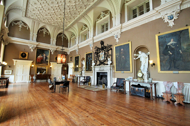 Entrance Hall, Burton Constable Hall, East Riding of Yorkshire