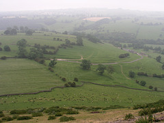 Thorpe Cloud summit view (just!)