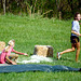 Then there's the slip-and-slide down the hill