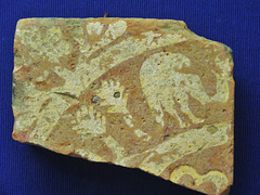 michelham priory, sussex   (23)late c14 tile with beastie