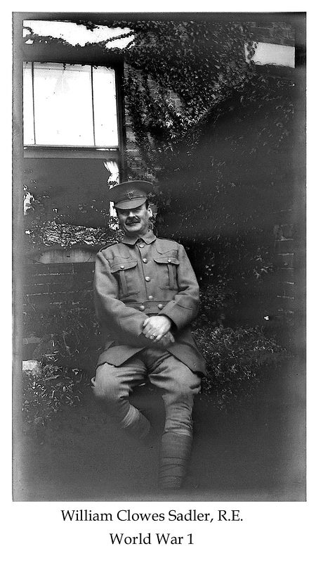 William Sadler WW1 seated