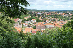 Blankenburg (Harz) vom Großen Schloss  aus gesehen