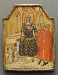 St. Catherine Disputing and Two Donors in the Metropolitan Museum of Art, January 2022