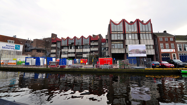 Building project former ofﬁce Rhineland Water Board – View from the Apothekersdijk