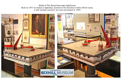 Royal Sovereign Lighthouse model Bexhill Museum 10 9 2022