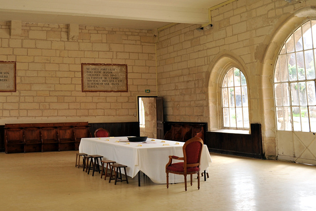 Salle capitulaire le l'abbaye du Moncel - Oise